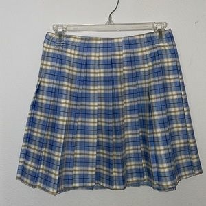 Plaid Blue Skirt (S)